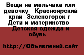 Вещи на мальчика или девочку - Красноярский край, Зеленогорск г. Дети и материнство » Детская одежда и обувь   